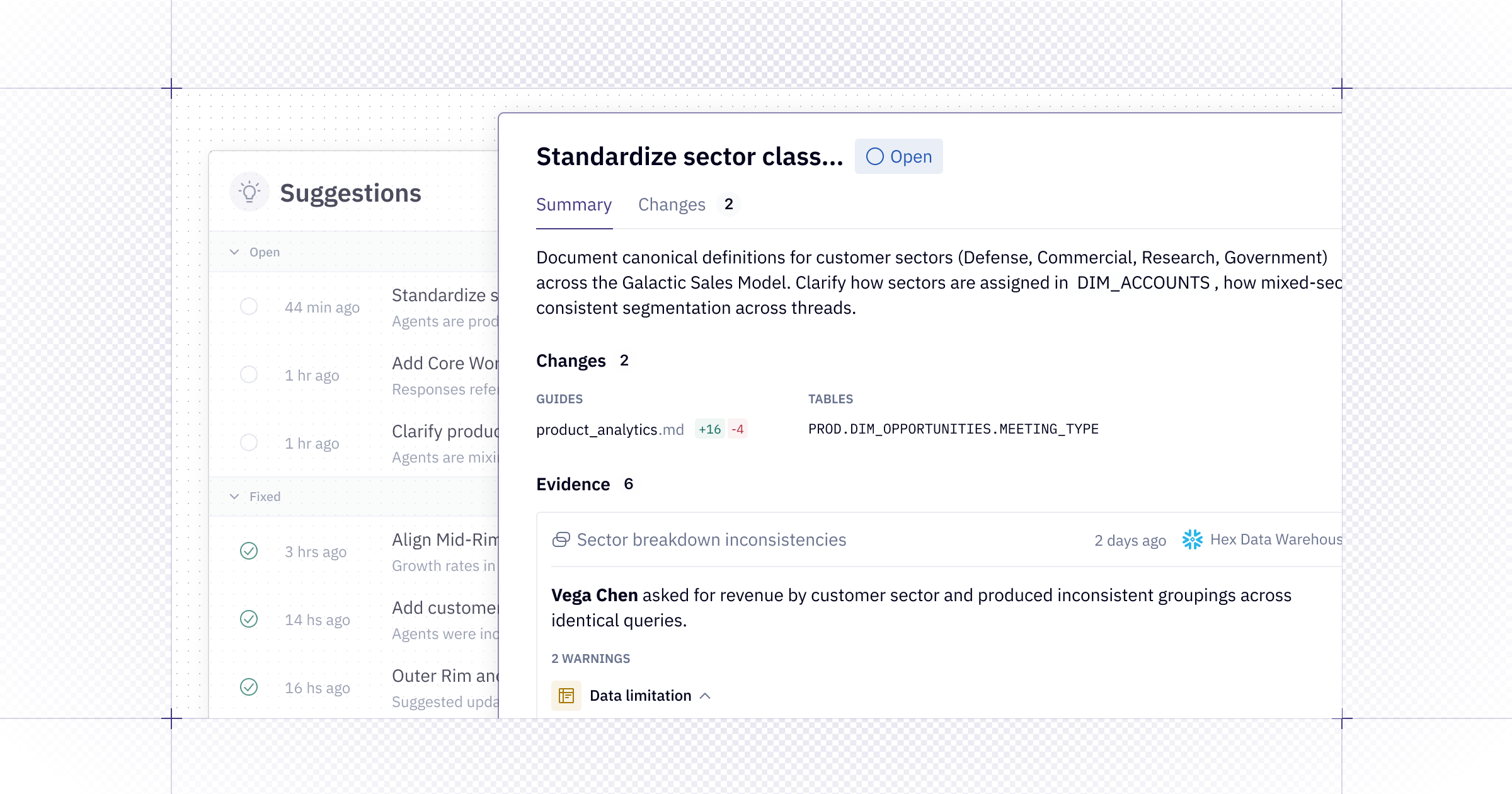 Introducing Context Suggestions | Learn | Hex Technologies
