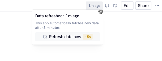 Age of results indicator