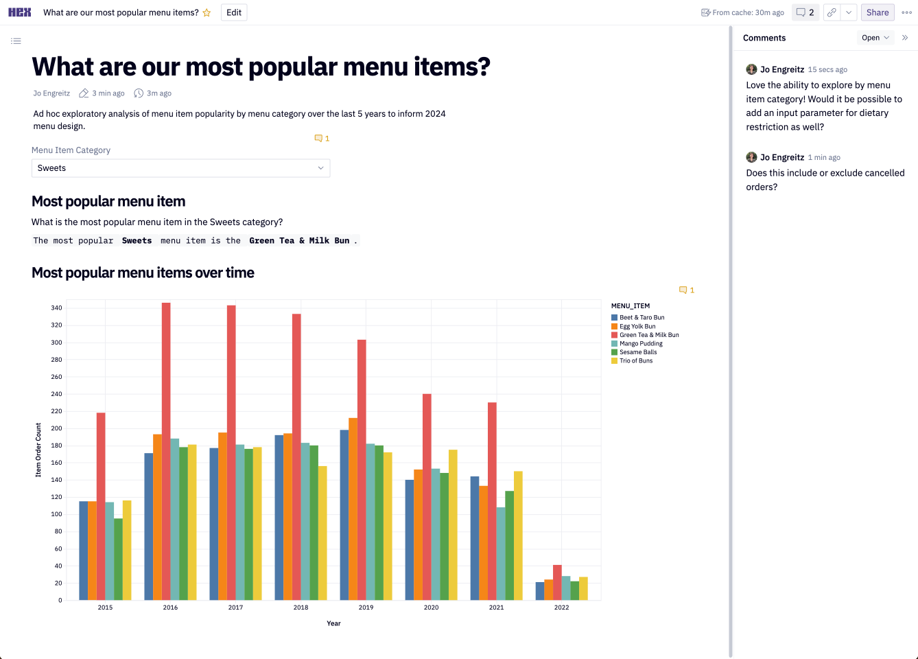 Published App with comments on the App