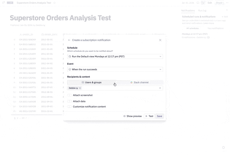 Google sheets gif showing flow