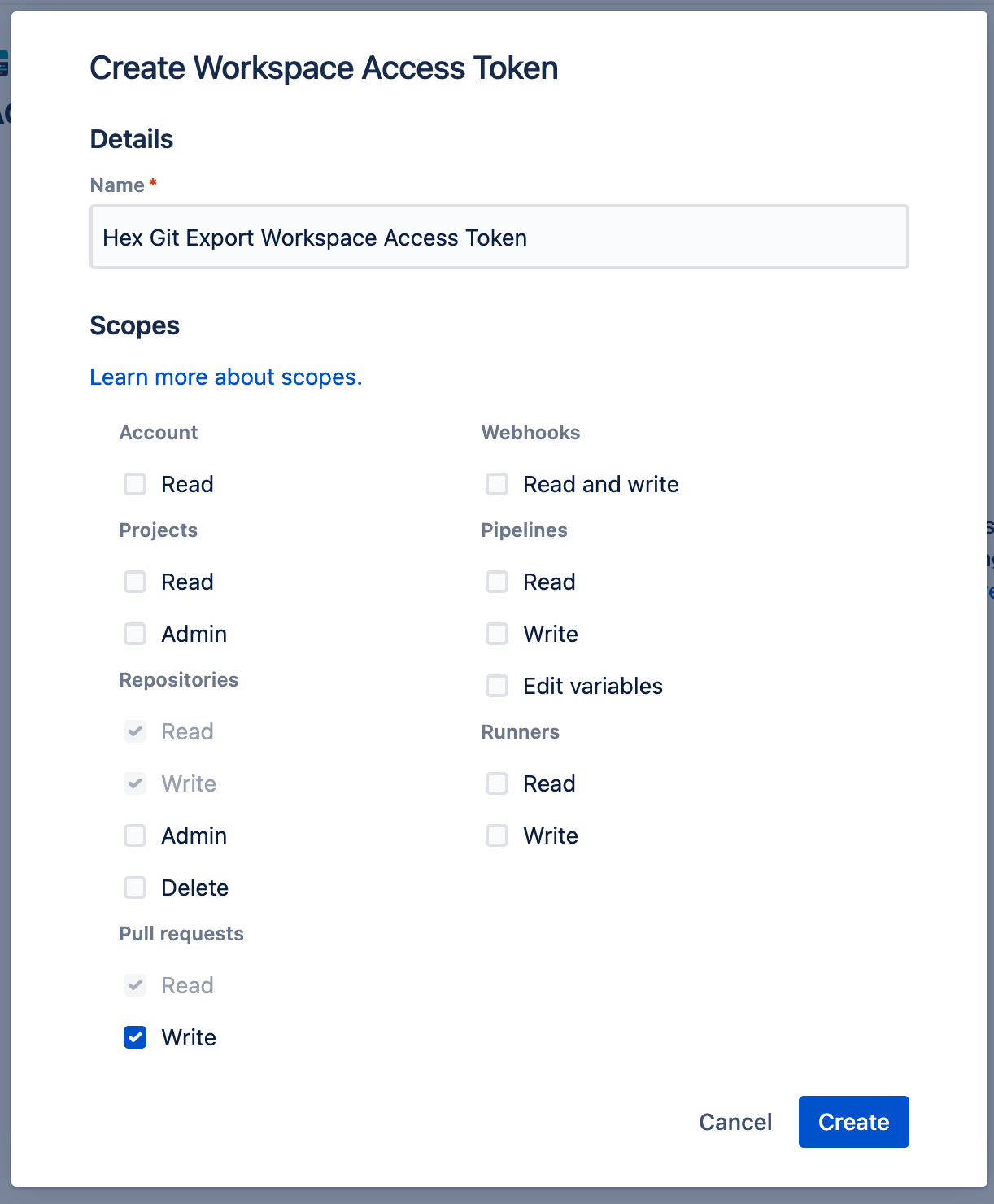 Git export | Learn | Hex Technologies