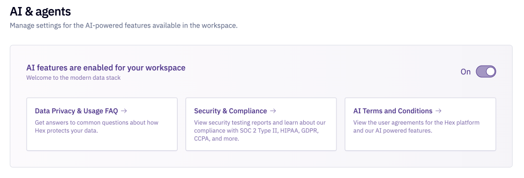 Disable Hex Features