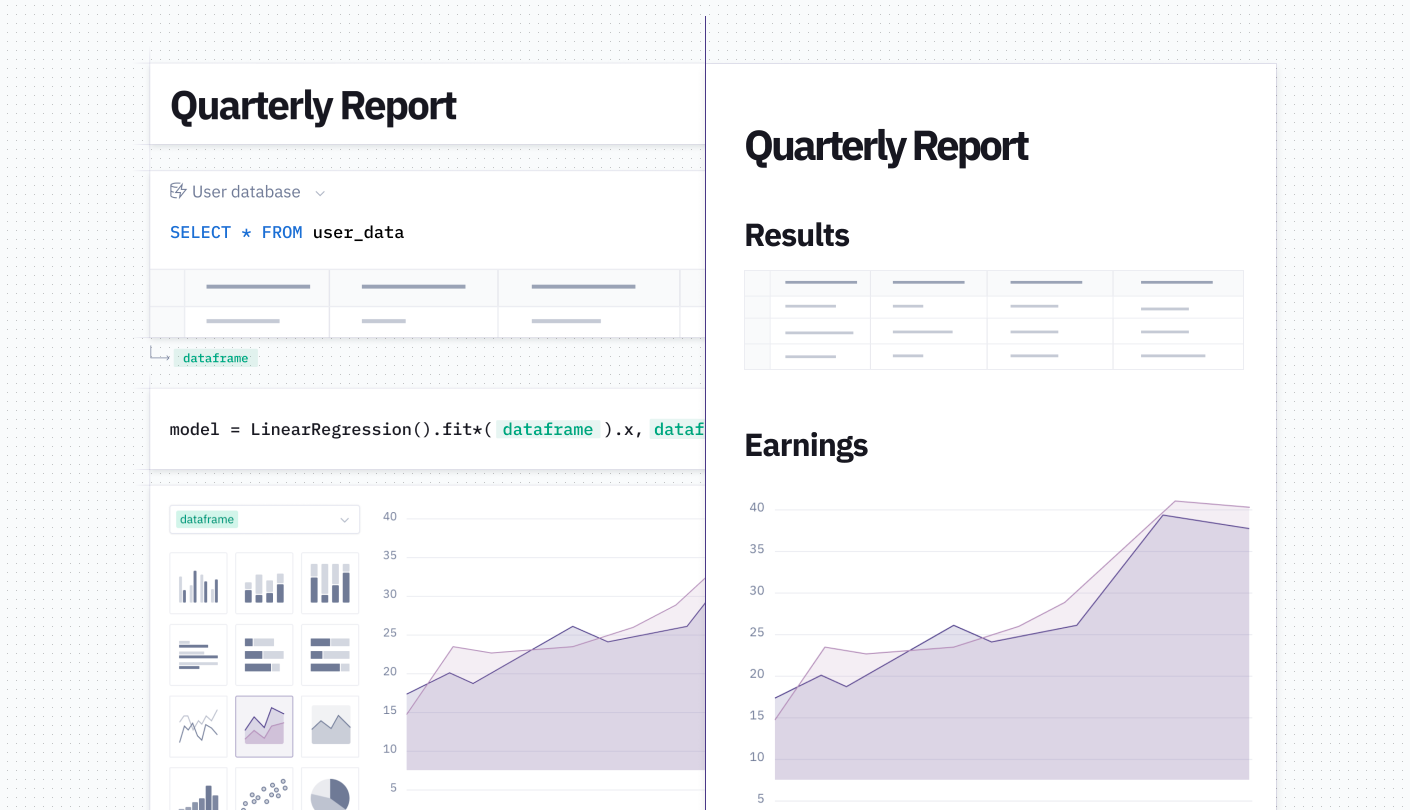 illustration of Hex project App builder and published App open