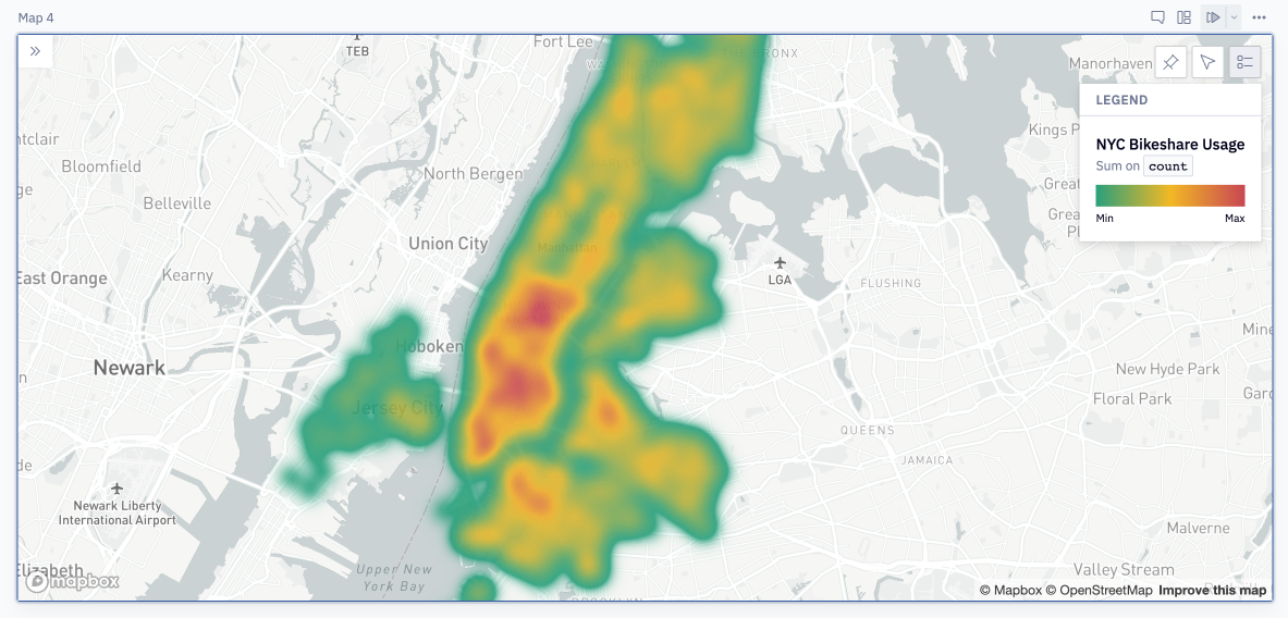 An example of a heatmap layer