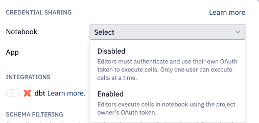 Switch which role is used for a given OAuth connection.