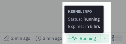 A healthy kernel shows a green heartbeat