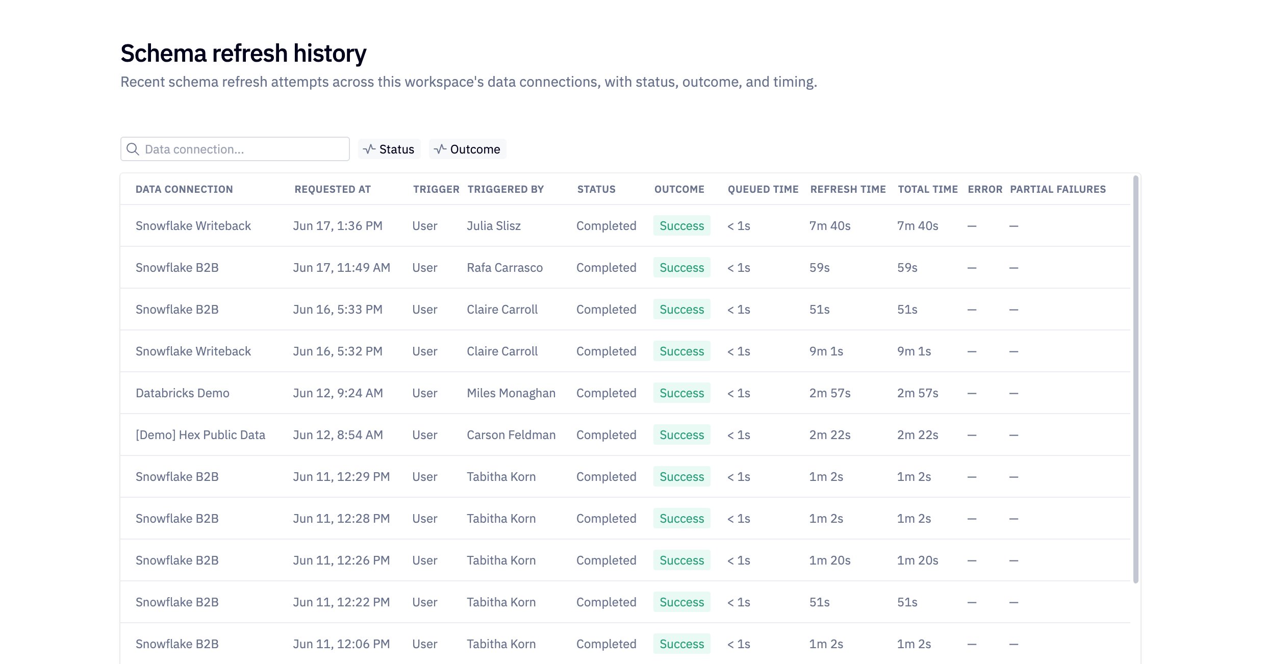 Data connections introduction | Learn | Hex Technologies