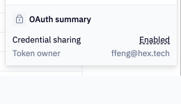 See whose token is in use