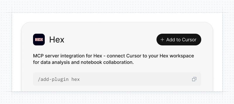 Cursor & Hex