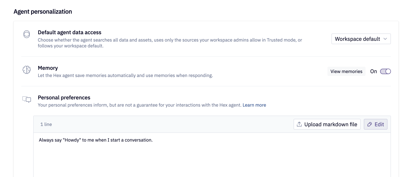Customize AI behavior