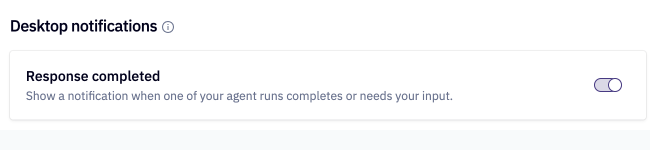 Enable desktop notifications