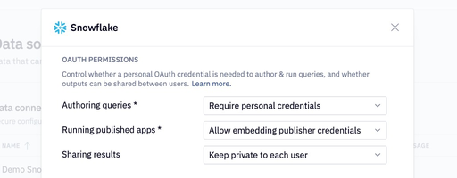 OAuth permissions with Sharing results set to Keep private to each user