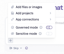 Toggle trusted mode on and off